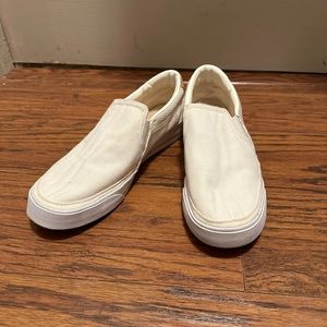 NIKE White Slip On Sneaker Loafers